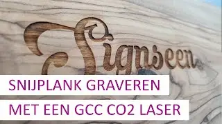 Houten snijplank lasergraveren CO2 Laser