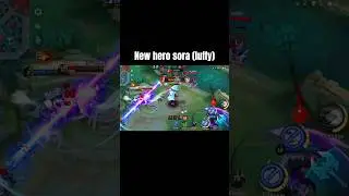 New Hero Sora (Luffy) is OP 😱 | Sora Gameplay & Kills | Mobile Legends Bang Bang