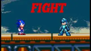 Sonic VS Megaman Sprite animation(Old)