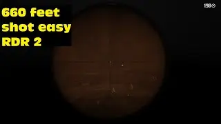 Sharpshooter 6 - Kill someone at least 660 feet away with a long scoped rifle  RDR 2 easy