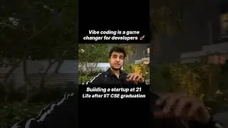 Building a Startup at 21 After IIT CSE 🚀 Tech &rarr; Business #startup #ai #iit @IITIAN_GAUTAM_OP