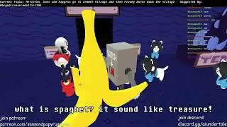 Episode 49566 Mettaton, Papyrus and Sans go to the Temmie Village and then Flowey burns down the vil