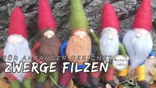 Zwerg oder Wichtel filzen / f&uuml;r Anf&auml;nger geeignet / Madame P&uuml;nktchen