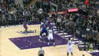 Kyle Singler Highlights Pistons vs. Kings 12.13.2014 - 11 Points, 2 Blocks