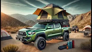 SUPERCHARGED CAMPER TOYOTA TACOMA. ELKA suspension YUCCA PAC camper. MAGNUSON SUPERCHARGER.
