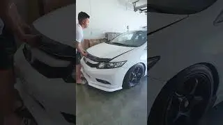 Sard Hood Dampers installed on my 9th Gen Civic Si