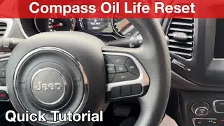 2019 Jeep Compass Oil Life Reset