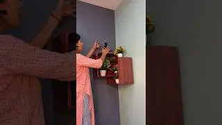 Corner wall shelf diy from cardboard 💫 #shorts #youtubeshorts #viral #diy #crafts #trending #fun