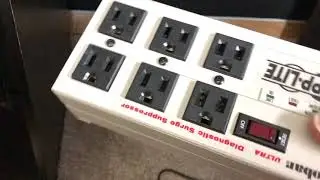 Mounting a Surge Protector Power Strip Tripp-Lite IsoBar or any other Similar Accessory