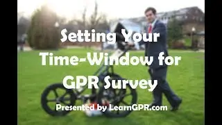 Установка временного окна для георадара (GPR)