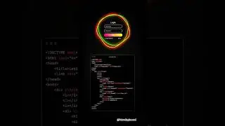 HTML CSS Login Page Animation || Frontend Project Idea|| #shorts