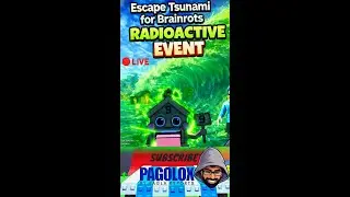 Collect a lot of  Radioactive Coin and SPIN , Escape Tsunami for Brainrots,ROBLOX
