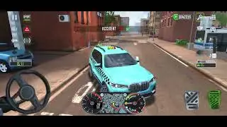 BMW X7 AQUA Blue | New York | Taxi Car Simulator EVO Mobile Gameplay