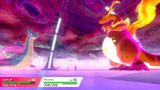 Battle vs Leon in the Battle Tower