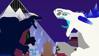 Spacegodzilla vs Shimo