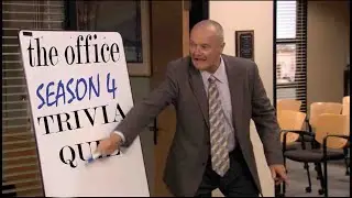 Season 4 of | THE OFFICE | -  TRIVIA  - 20 Questions from Scranton{ROAD TRIpVIA- ep:180]