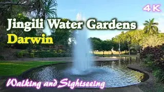 JINGILI WATER GARDENS WALKING TOUR 2024 DARWIN NORTHERN TERRITORY AUSTRALIA | RELAXING NATURE WALK