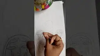 Jamini Roy painting🙏 🖼 #diy #drawing #art @tuli_creation😍
