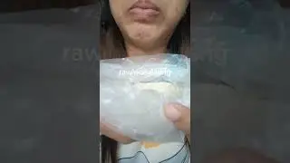 eating raw rice #cravings #mukbang