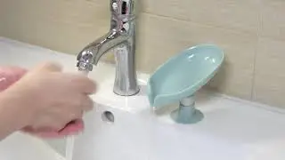 Leaf Shape Soap Box Drain Soap Holder Box Bathroom Accessories Toilet Laundry Soap Box Bathroom Supp