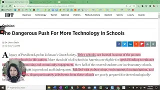 Dr. Devra Davis On The Dangerous Push For More Technology In Schools