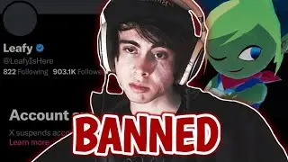 LeafyIsHere BANNED Again From Twitter / X (Leafy)