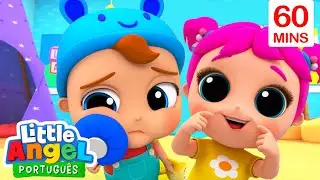 Ai o Dentinho do Bebê está Nascendo | 1 HORA DE Little Angel | Músicas Infantis em Português