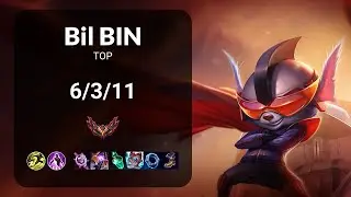 Bil Bin Rumble vs Nasus TOP - KR GRANDMASTER Patch 15.5