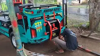 Uji bandsaw kirem nganjuk #ob5204551865 #mesin #bandsaw