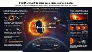 Proba-3 : La mission spatiale qui va cr&eacute;er des &eacute;clipses solaires artificielles !