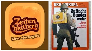 Zeiten bl&auml;ttern 😀 Zuflucht Bundeswehr - SPIEGEL - 1. DEZ 1975 😀 Herzog`s Antiquariat