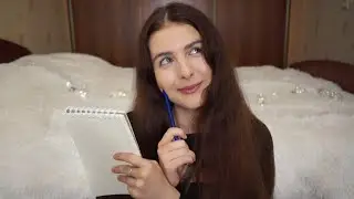 ASMR ASKING YOU RANDOM QUESTIONS 💙 [soft spoken, russian accent]