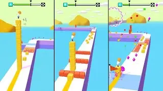 Cube surfer - Noob vs Pro vs AFK | Pastel Pearls