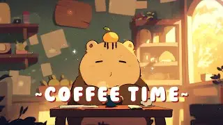Capybara Lofi Music Station - Relaxing Music for Work/Study ~ Calm Energy ~ 🦫 🌿 ☕ | Background Music