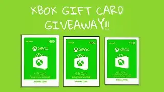 XBOX GIFT CARD GIVEAWAY!!!