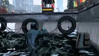 Watch Dogs - How to kill the woman in the ticket booth !!!!