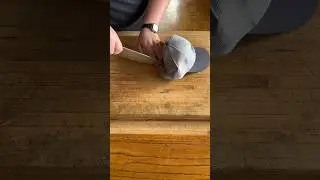 Cut your hat. Hat Extender extends the size of your hat so you can be comfortable: hatextender.com