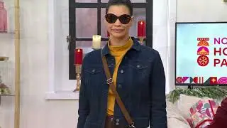 NYDJ High Rise Long Corduroy Skirt on QVC