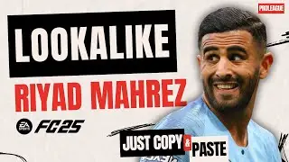 Riyad Mahrez Face Creation in EA FC 25 - Pro Club & Career Mode Tutorial