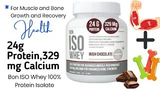 Best Whey Protein for Bone and Muscle 💪 Bon ISO Whey 100% Protein Isolate !!