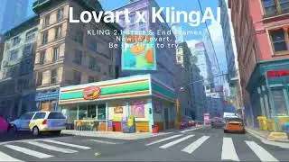Kling 2.1 Start & End Frames | now live in Lovart 🎬.