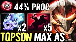 🔥 TOPSON Chaos Knight MID 2x Moonshard MAX AS &mdash; Imba 44% Proc CRIT 5x PHANTASM Dota 2 Pro