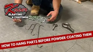 Hooks, Chains, and Eye Bolts: How to Hang Parts Before Powder Coating Them
