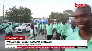 Wanafunzi wa Lodwar High Waandamana