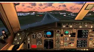 Boeing 757-200 Landing LGMK with strong winds