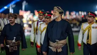 السلطان هيثم بن طارق يغادر حديقة قصر العلم العامر🇴🇲