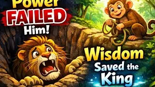 &ldquo;Wisdom Saved the King&rdquo;, Strength vs Wisdom | The Lion and the Monkey Moral Story.@comicroses 