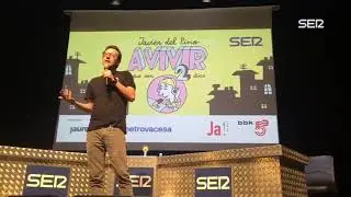 David Navarro en el inicio de A vivir en la sala BBK de Bilbao