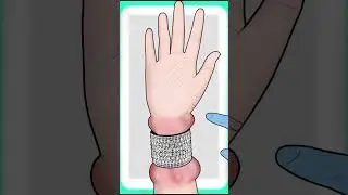 ASMR Remove tight bracelet p1 #asmr #satisfying #animation #viral #shorts #youtubeshorts