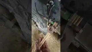 Optical sensor for bamboo stick output counting